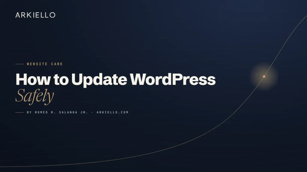 How to Update WordPress Safely (Without Breaking Your Site)
